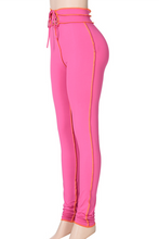 Load image into Gallery viewer, Rose Red Casual Solid Bandage Skinny Small Elastic High Waist Pencil Bottoms