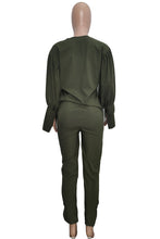 Load image into Gallery viewer, Black Street Solid Hollowed Out Split Joint O Neck Two Pieces
