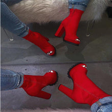Load image into Gallery viewer, Powder Blue Sexy Round Leather Shoes
