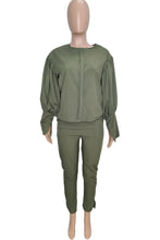 Load image into Gallery viewer, Black Street Solid Hollowed Out Split Joint O Neck Two Pieces
