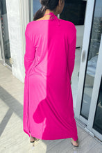 Load image into Gallery viewer, Rose Red Fashion Street Solid V Neck Long Sleeve Two Pieces
