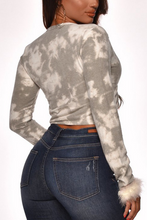 Load image into Gallery viewer, Colour Sexy Camouflage Print Split Joint V Neck Tops

