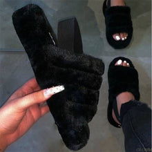 Load image into Gallery viewer, Red Casual Daily Split Joint Round Keep Warm Shoes
